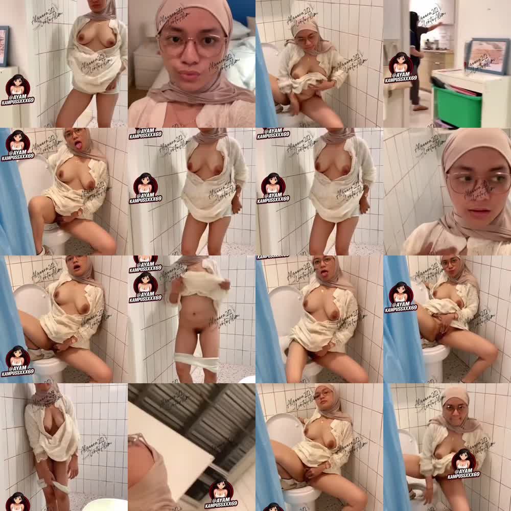 Alzeera Lonte Alim Colmek Di kamar mandi umum